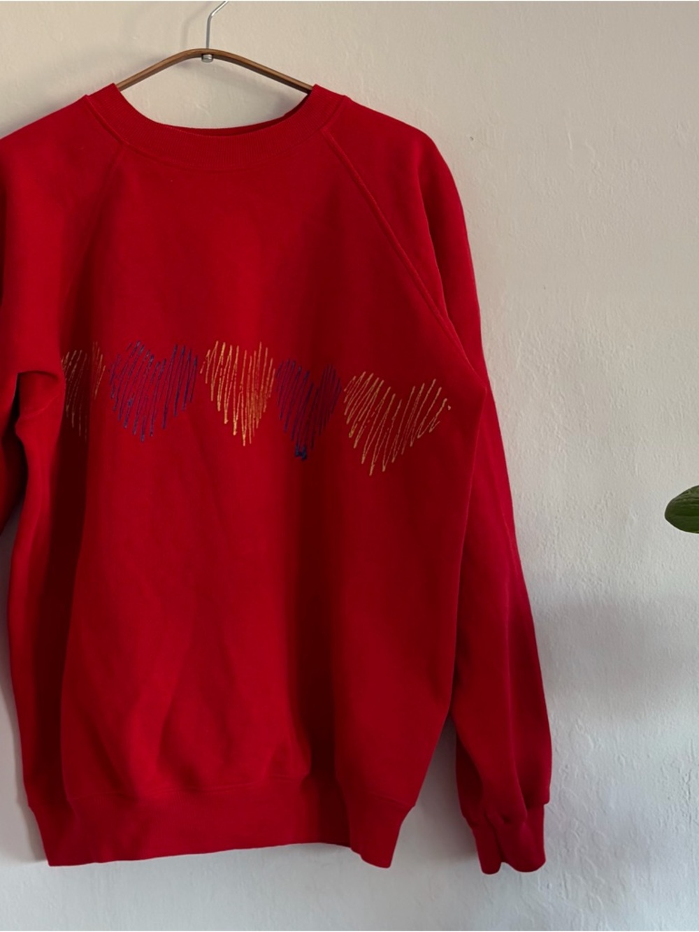 Vintage Hand-painted Hanes Swearshirt